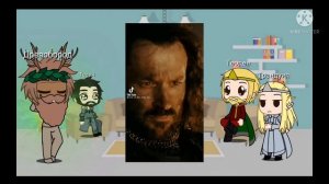 Реакция персонажей Властелин колец на тикток.