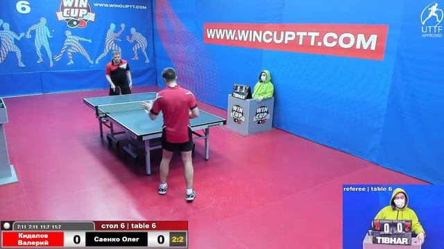 Кидалов 2-3Саенко/Акимов2-3 Саенко Турнир Восток 9 WINCUP 12.01.2022 Прямой эфир.Зал 6 смотреть онлайн