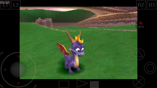 Spyro The Dragon (PS1) Testing ePSXe 2.0.8 on LG Fiesta 2 (Android)[60 FPS] смотреть онлайн