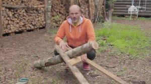 Приспособление для распила брёвен. Удобное решение для каждого дачника!