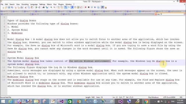 Windows Form Types of Dialog Boxes смотреть онлайн