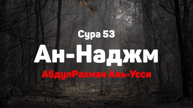 Сура 53 Ан-Наджм - АбдулРахман Аль-Усси
