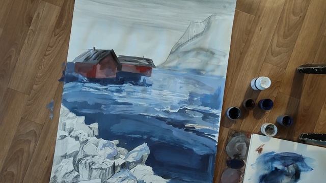 Сложно ли быть художником? ПУТЬ ХУДОЖНИКА. Рисую картину и беседую с вами смотреть онлайн