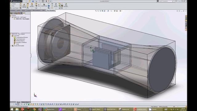 SolidWorks Flow Simulation with Fan and Heat Hink смотреть онлайн