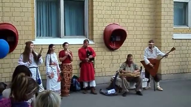 Russian folk band in Ryazan, Russia смотреть онлайн