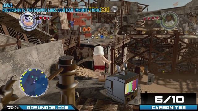 All Jakku Carbonite Bricks in LEGO Star Wars: The Force Awakens смотреть онлайн