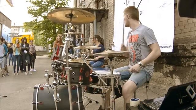 Lumen - Сид и Нэнси (Алёна Красова / Влад Вычуров live drum cover) смотреть онлайн