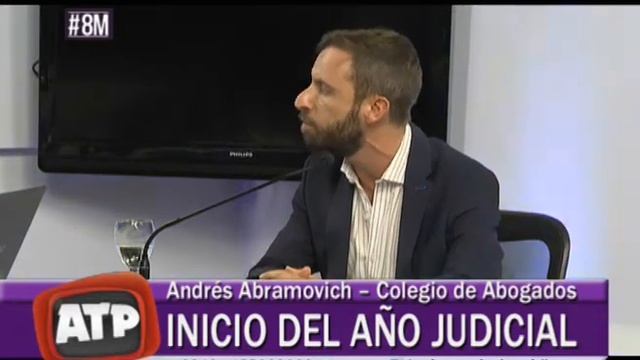 Andrés Abramovich sobre la apertura del año judicial ATP 08 03 2018 смотреть онлайн