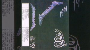 Metallica black album 1991 (оцифровано с пиратской аудиокассеты)