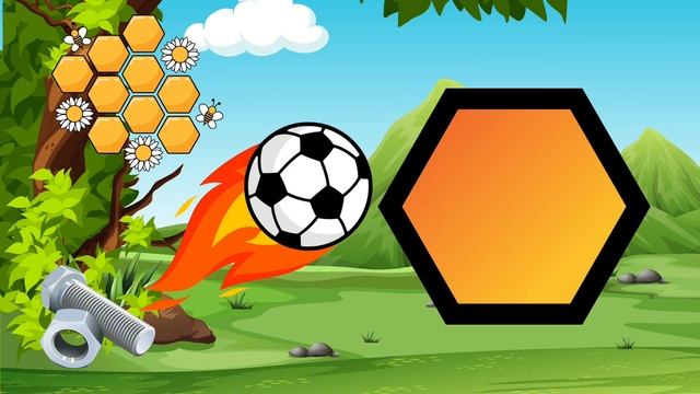All about shapes l kids vocabulary l shapes and objects | English learning for kids смотреть онлайн