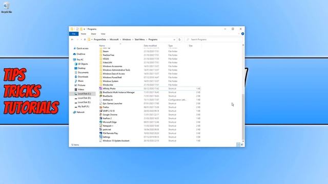 How To Remove A Shortcut From The Windows 10 Start Menu Tutorial смотреть онлайн