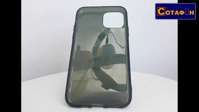 Чохол-накладка TPU Big Apple Case для iPhone 11 Pro Темно-сірий смотреть онлайн