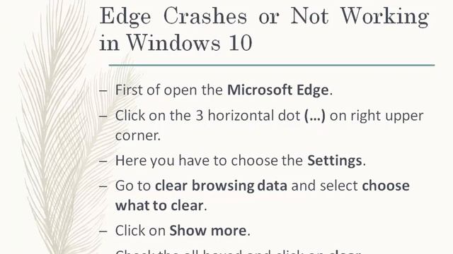 Fix Microsoft Edge Crashes or Not Working in Windows 10 смотреть онлайн