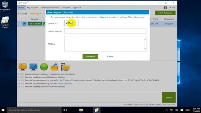 Remote screen sharing with FixMe.IT смотреть онлайн