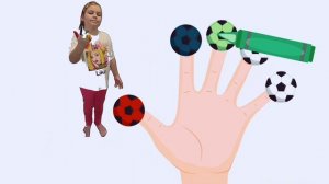 Учим цвета с семьёй пальчиков. Песня для детей.