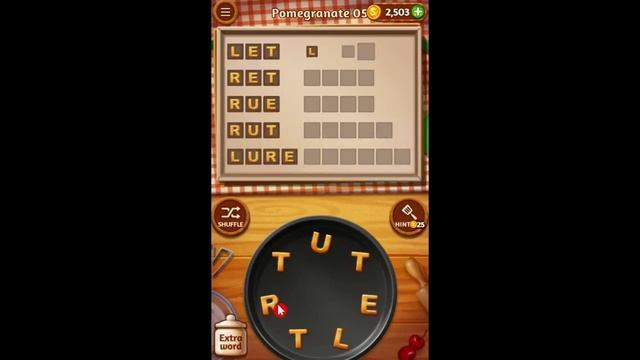 Word Cookies Pomegranate 5 Answers Guide (Android/IOS) смотреть онлайн
