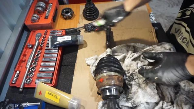 HOW TO REPLACED ISUZU DMAX DRIVE SHAFT ( PART 2 )