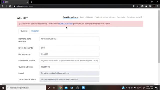 SERVIDOR PRIVADO FORTNITE *FUNCIONA* 2021 смотреть онлайн