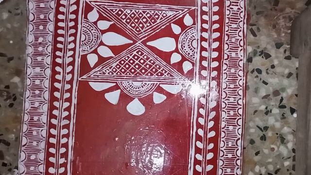 Easy and beautiful aipan design for doorstep/ diwali aipan/देहली ऐपण डिजाइन/ऐपण смотреть онлайн