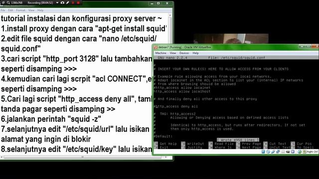 Konfig Proxy dengan debian смотреть онлайн