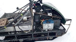 Мотобуксировщик из Бурана коротыша.