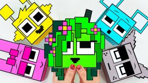 ВСЕ Майнкрафт SPRUNKI Incredibox. Кубики Спрунки СВОИМИ руками