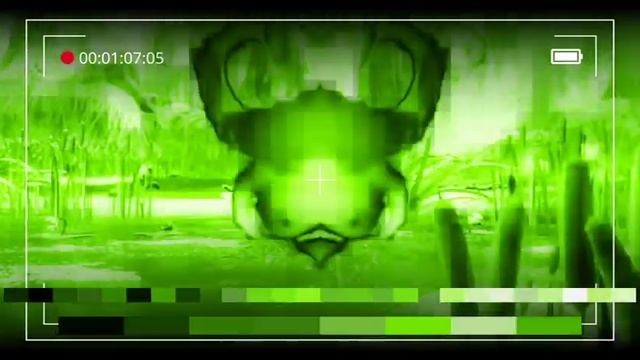 Greek GUMMY BEAR Song PITCH DROPPING Nightvision