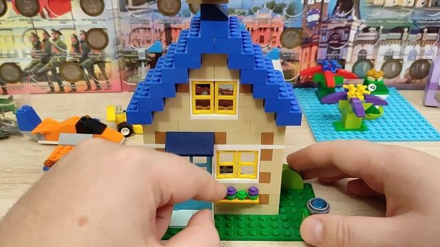 Обзор самоделки из ЛЕГО - домик для Lego человечков смотреть онлайн