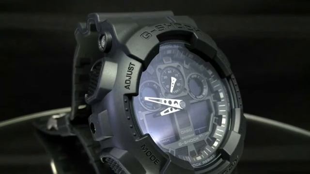 Casio G-Shock GA-100-A1 смотреть онлайн