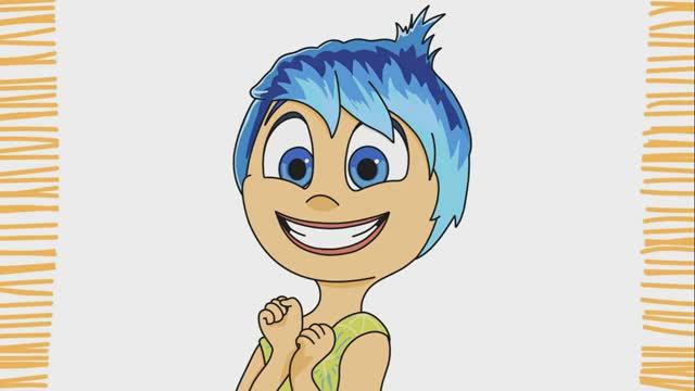 Как рисовать девочку РАДОСТЬ ИЗНУТРИ НАРУЖУ смотреть онлайн