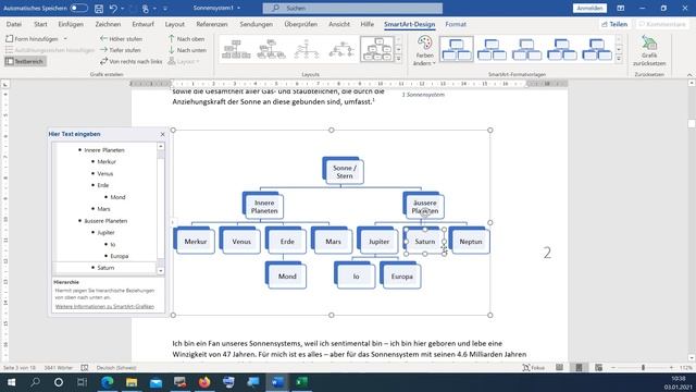 024, Word, SmartArt einfügen, bearbeiten, anpassen, formatieren, ergänzen, Ebene, Zyklus, Hierarchi смотреть онлайн