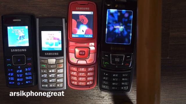 Samsung SGH-C160 vs C170 vs C300 vs D880 | Speed Comparison смотреть онлайн