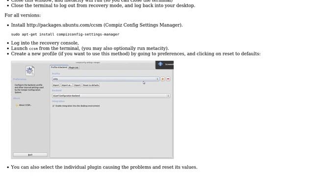 Ubuntu: How can I reset compiz to the default settings? (3 Solutions!!) смотреть онлайн