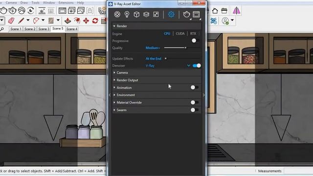 How to Render 360 Panorama view in Vray SketchUp смотреть онлайн