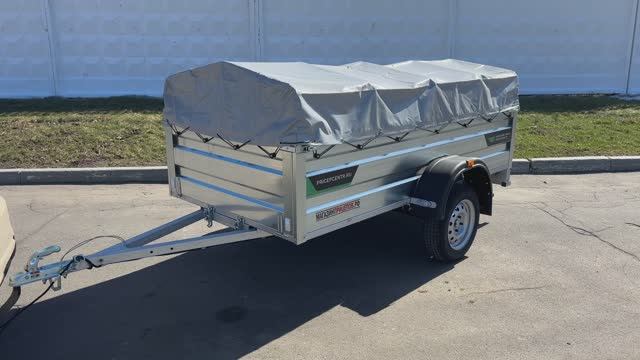 Липецкий прицеп Титан 2513-05 - оцинкованный легковой прицеп. смотреть онлайн