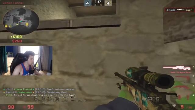 OpTiC.Gaming.Tarik INSANE FAST awp ACE @ CS GO смотреть онлайн