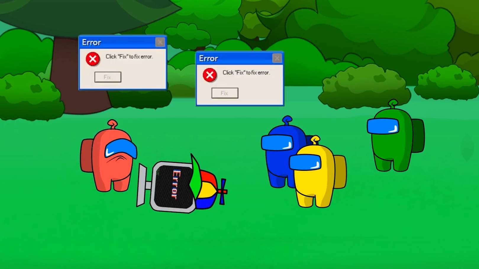 АМОНГ АС: ВЕЧНАЯ БОРЬБА СО СПРУНКАМИ😁 смотреть онлайн