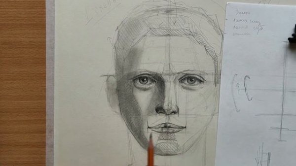 СВЕТ и ТЕНЬ в портрете. Как нарисовать лицо человека. УРОК 6. МАРАФОН