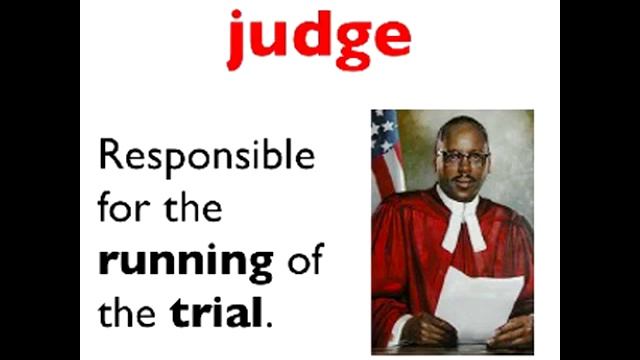 English Vocabulary For ESL: Legal Vocabulary - Court Cases