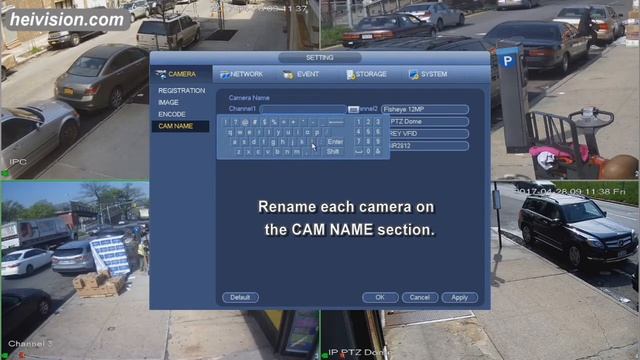 How to rename the cameras on Dahua DVR/NVR смотреть онлайн