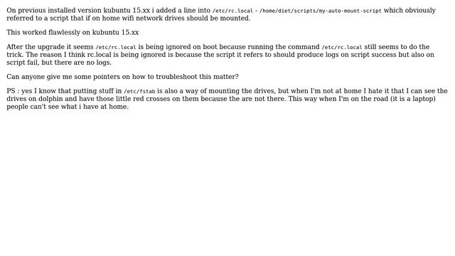 Ubuntu: After upgrade to 16.04 LTS rc.local is not executing a command (2 Solutions!!) смотреть онлайн