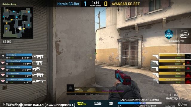 (RU) 💎 Heroic VS AVANGAR 💎 ESL ONE COLOGNE эфир 13.06.2019 смотреть онлайн