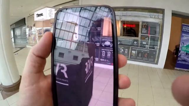 Display products in AR via a shop window - RiVR STEPiNSiDE AR смотреть онлайн