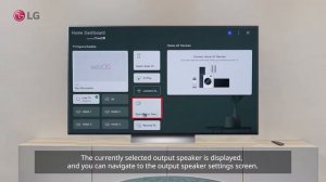 TV LG | Home DashBoard Smart TV - WebOS 22