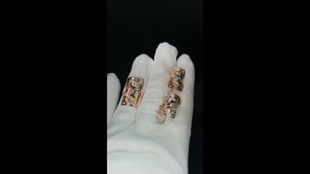 Серьги Абстракция Дали S057