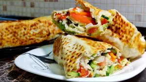 Домашняя ШАУРМА. Шаурма без мяса. Рецепт шаурмы. Шаверма.