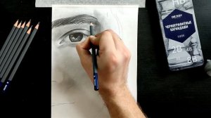 Как НАРИСОВАТЬ ЛИЦО карандашом? 7 ВАЖНЫХ советов! Обзор чернографитных карандашей от бренда DENKSY