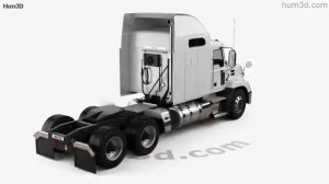 Mack Vision CX613 Sleeper Cab Tractor Truck 2011 3D model by 3DModels.org