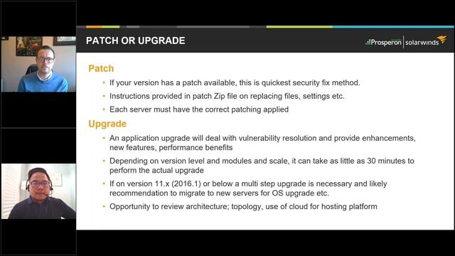 Webinar: SolarWinds Security Incident Review & What To Do Next To Protect Your Platform смотреть онлайн