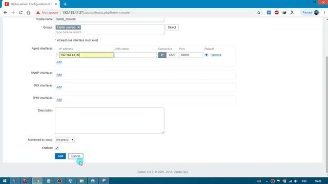 menambahkan host (debian, windows_destop,mikrotix) di zabbix смотреть онлайн